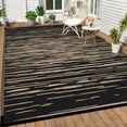 thumbnail image 2 of Ileading Outdoor Rugs for Patios Clearance 9'x12' Waterproof Patio Mat Plastic Straw Rug Reversible RV Camping Tent Rug Outside Area Rug for RV, Patios,Deck, Beach,Balcony, Camping, 2 of 9
