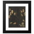 thumbnail image 2 of Théodule Ribot 12x14 Black Modern Framed Museum Art Print Titled - The Discussion, 2 of 5