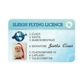thumbnail image 1 of Santa Claus Flight License Sleigh Riding Licence Tree Ornament, 1 of 8