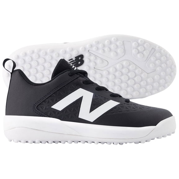 New Balance Youth 4040V8 Baseball Turfs Black/White 10.5K