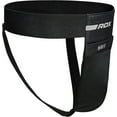 thumbnail image 2 of RDX Groin Guard for Boxing Muay Thai Kickboxing MMA Fighting, Maya Hide Leather Kara Men Jockstrap Martial Arts Training, Abdominal Protector Sparring, Abdo Gear Taekwondo Grappling, 2 of 6