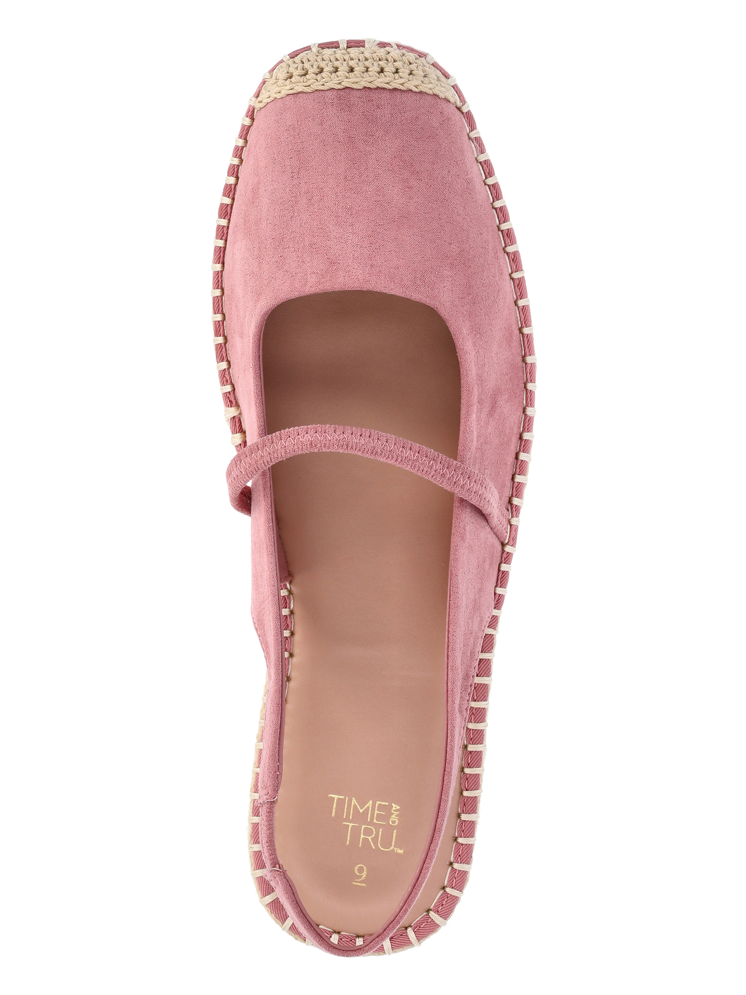 Time and Tru Women's Espadrille Slingback Shoes
