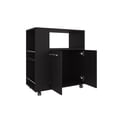 thumbnail image 2 of Miekor Furniture Bethesda Kitchen Cart, Kitchen, Black MK2768, 2 of 7