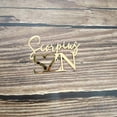 thumbnail image 3 of Acrílico dorado dorado para decoración de tartas, con diseño de escorpión, diseño de Snlioek, 3 of 3