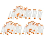 Unique Bargains 15ml 0.5oz Plastic Centrifuge Tubes Vials Sample Container Clear x 100
