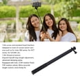 thumbnail image 4 of Selfie Stick, Impact Resistant Lightweight Extended Monopod Pole CW Rotation Unlock with 1/4in Screw for Outdoor, 4 of 7