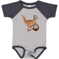 thumbnail image 3 of Inktastic Easter Velociraptor with Bunny Ears Boys or Girls Baby Bodysuit, 3 of 5