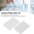 thumbnail image 4 of 10pcs Transparent Tissue Culture Plate for  Biology Room Uniform Thickness Highly Transparent Compatible with Multi Well Plate Instruments and Equipment with Lid for Experiment, 4 of 7