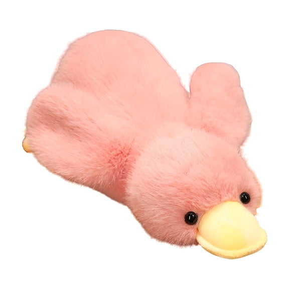 BESTSKY Jumbo Huggable Duck Pillow (50Cm) - Anxiety Relief Stuffed Animal with Weighted Pellets, Machine-Washable Plush for Adults & Kids, Midnight Black Cuddle Companion