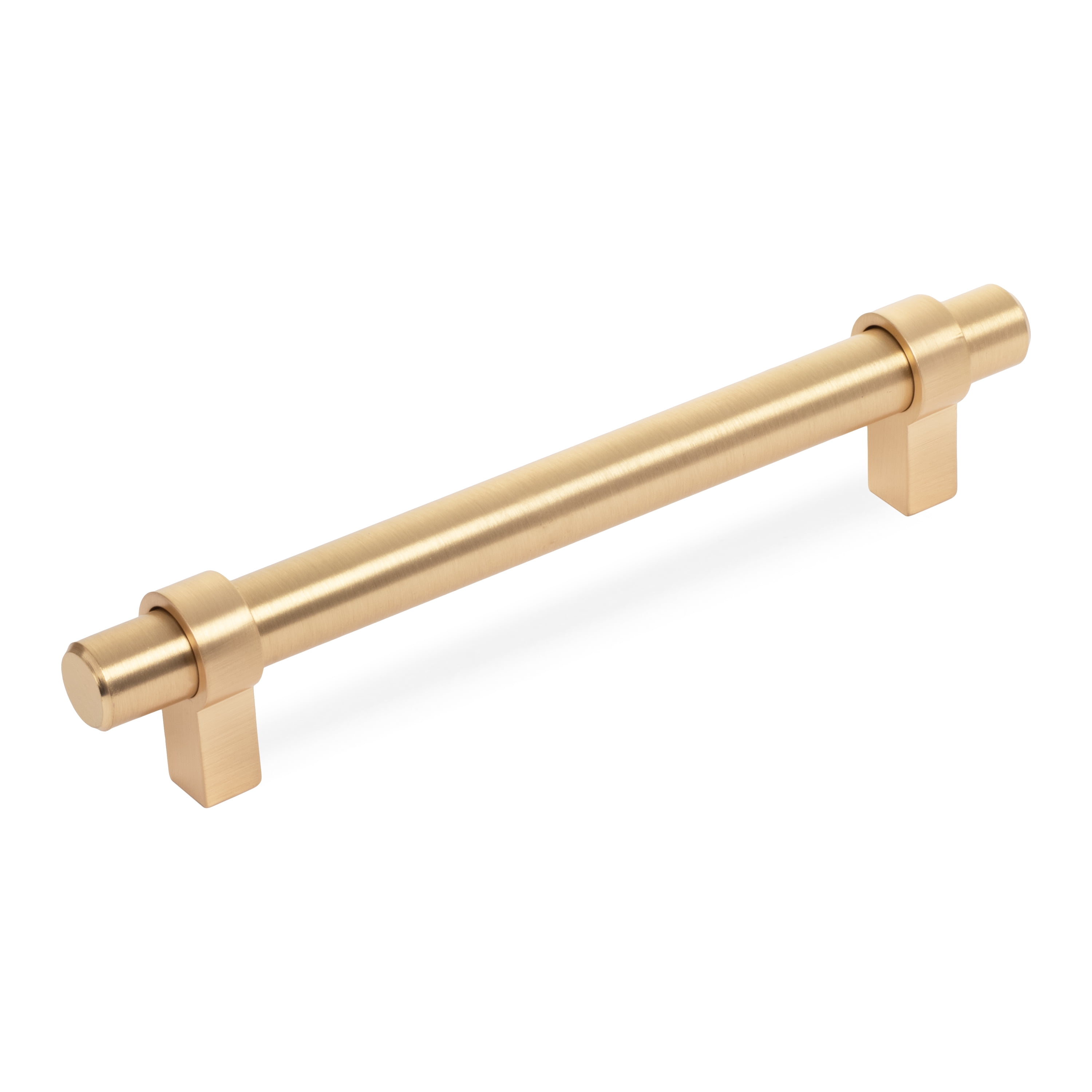5 Pack Cosmas 161128BG Brushed Gold Bar Handle Pull 5