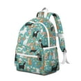 thumbnail image 2 of Chihuahua and Flower Florals Backpack for School,Cute School Bag,Schoolbag with Adjustable Shoulder Straps & Padded Back,13.4"x11"x4.7", 2 of 6