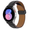 thumbnail image 3 of KOMI for Samsung 20MM magnetic leather strap Huawei Watch 22MM folding buckle leather strap, 5.5-8.7 inches,Black, 3 of 5