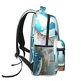 thumbnail image 3 of Fotbe Let's go Travel Pattern Casual Backpack for School, Travel, and Outdoor Activities - Durable, Lightweight, and Comfortable, 3 of 5