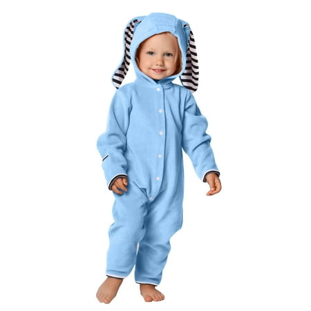 

TMOYZQ Baby Days savings!Halloween Bunny Costumes Outfits for Infant Newborn Toddler Baby Girls Boys Winter Fall Fleece Long Sleeve Hoodie Romper Jumpsuit Outerwear Clothes 0M-24M On Clearance