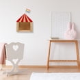 thumbnail image 3 of Minkissy 1 Pc Small Storage Case Storage Rack Red Plastic House Shape Decoration Tabletop Use, 3 of 6