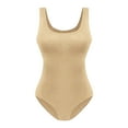 thumbnail image 3 of Skinny Polyester Bodysuit,Women's Underwear Leggings Slim Jumpsuit Bodysuit Top, 3 of 6