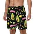 thumbnail image 1 of Fotbe Avocado Work Out Traje de Baño para Hombre – Shorts de Natación de Secado Rápido con Forro y Bolsillos-3X-Large, 1 of 6