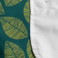 thumbnail image 4 of Botanical Microwave Oven Cover, Rhythmic Tropical Tree Leaves Lines Fresh Spring Nature Tone Print, Water Resistant Organizer with Pockets for Kitchen, 36" x 12", Yellow Green Dark Teal, by Ambesonne, 4 of 4