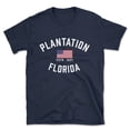 thumbnail image 1 of Plantation Florida Patriot Men's Cotton T-Shirt, 1 of 1