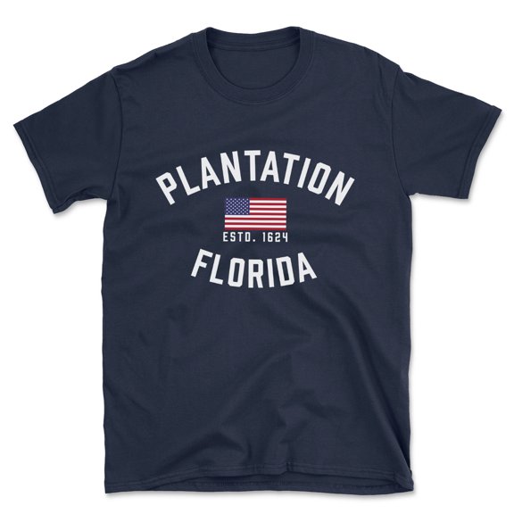 Plantation Florida Patriot Men's Cotton T-Shirt