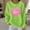 Green, variant on Work Tops for Women White Valentine's Day Winter Blouses Pullover Crewneck Casual Long Sleeve Women Clothes,XXL