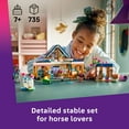 thumbnail image 4 of LEGO Friends Horse Stable and Riding Academy Building Toy for Girls & Boys - Pretend Play Set for Kids, Ages 7+ - W/3 Minidolls, Toy Animal Figures, & Accessories - Gift Idea for Birthdays - 42688, 4 of 8