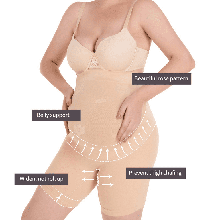 2 Pack Maternity Shapewear for Dresses Pregnancy Underwear Prevent Chaffing  Back Support High Waisted 