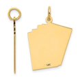 thumbnail image 3 of 14K Yellow Gold Playing Cards Charm Pendant (NO Chain), 3 of 4