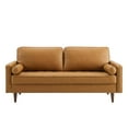 thumbnail image 6 of Modway Valour 73" Modern Top Grain Leather Upholstered Sofa in Tan, 6 of 9