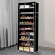 thumbnail image 1 of Zapatero multicapa organizador de tela no tejida, soporte para pasillo, entrada, armario ahorrador de espacio, muebles para el hogar, estante a prueba de polvo, 1 of 4