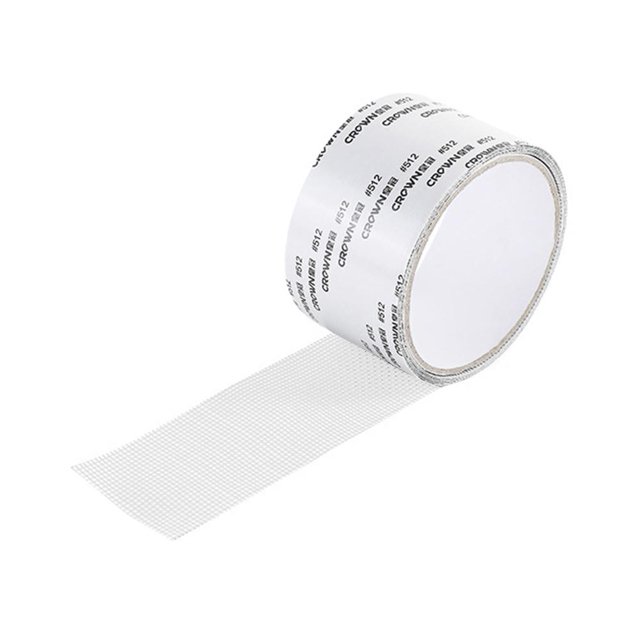 Screen Window Tape 5x200cm Parche antimosquitos Reparación autoadhesiva Blanco Sywqhk Libre de BPA
