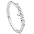 thumbnail image 2 of Pompeii 1/5Ct Stackable Diamomnd Anniversary Ring Wedding Band 14k Gold Lab Grown, 2 of 5