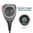 thumbnail image 5 of Ergonomics Waterproof Speaker Mic Radio Walkie Talkie For Baofeng Accessory, 5 of 9