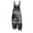 Beige, variant on Halloween Jumpsuits for Women Plus Size Cotton Linen Black Cat Printed Spaghetti Strap Holiday Overalls Loose Funny Print Jumpsuits Black 3XL