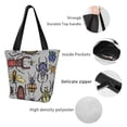 thumbnail image 4 of Disketp Bright Insects Bolsa de Hombro Casual para Mujer, Bolso Cruzado para Compras, Viajes y Uso Diario, 4 of 6