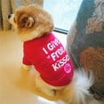 thumbnail image 5 of Small Dog Shirts Girl Puppy Clothes Cat T Shirt Soft Cotton Short Sleeve Tee Shirts for Small Dogs Girls Thanksgiving Valentines Outfits, 5 of 5