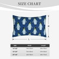 thumbnail image 6 of Balery Beautiful King Penguin Pattern Pillow Covers,Bed Pilowcases,Reversible Plush Throw Pillow Covers End Pillow Encasement,Pillow Case - 16"X24", 6 of 9