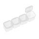 thumbnail image 5 of Paquete de 2 cajas de almacenamiento de joyas ajustables de 28 rejillas, herramientas de costura de plástico, organizador de pendientes, contenedor Methold ZHF0139, 5 of 5