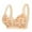 Apricot, variant on Valcatch Plus Size Women's Front Button Bra - Wide Shoulder Straps, Wireless & Lace Design for Big Busted