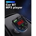 thumbnail image 2 of Cargador Coche Inalámbrico Kuymtek Radio FM Adaptador Coche Soporte U Disco Manos Libres Auto Kit, 2 of 9