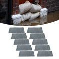 thumbnail image 3 of 10pcs Professional Flood Sandbags, Rain Proof For House Door Garage Basement Waterproof Lining, Convenient To Use, Drawstring Design, 3 of 8