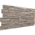 thumbnail image 4 of Ekena Millwork 48 5/8"W x 24 3/4"H x 1 1/4"D Cascade Stacked Stone, EverStone Faux Stone Siding Panel, Polermo, 4 of 9
