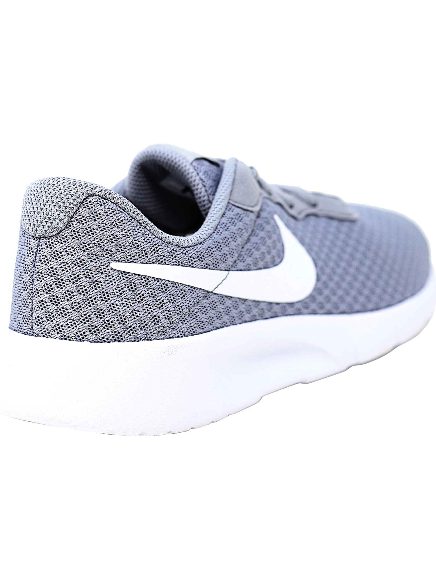 Nike Tanjun Wolf Grey / White - Ankle-High Mesh Running Shoe 7M - image 4 of 6