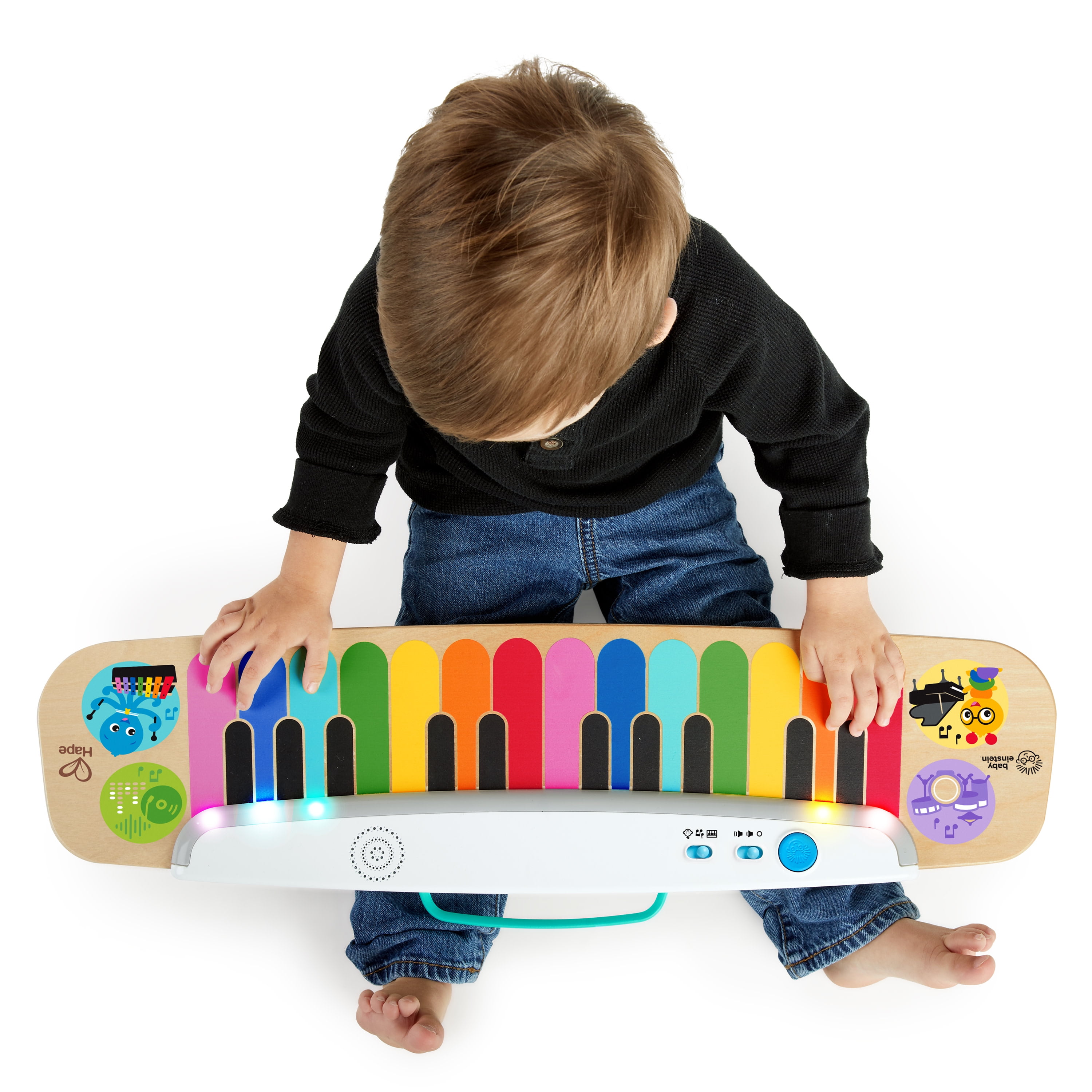 Baby Einstein Notes Keys Magic Touch Wooden Electronic Keyboard Toddler Toy Ages 12 Months Walmart Com Walmart Com