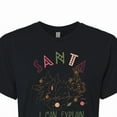 thumbnail image 3 of Disney Winnie The Pooh - Christmas Tigger - Santa, I Can Explain - Juniors Cropped Cotton Blend T-Shirt, 3 of 5