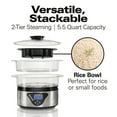 thumbnail image 2 of Hamilton Beach 5.5 Quart Digital Steamer, 2 of 7