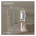 JY Furniture Modular Closet Systems, Wood Closet System with Shelves