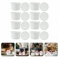 thumbnail image 3 of ACDANC 20 Sets Disposable Yogurt Bowl Paper Ice Cream Packaging Bowls Lidded Bowls, 3 of 4
