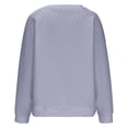 thumbnail image 5 of HAiming Pullover Hoodless Sweatshirt for Women Long Sleeve V Neck Solid Color Tops Soft Lightweight Clothes, 5 of 9