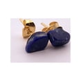 thumbnail image 6 of Natural Lapis Lazuli Gold Stud Earrings, 6 of 9